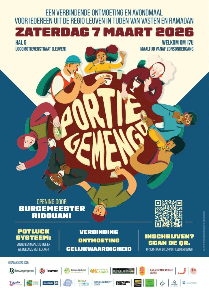 portie gemengd 2026 een verbindend avondmaal in Leuven voor de Vasten en Ramadan